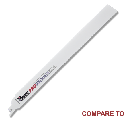 12″ Steel Shredder PRO .042 – Compare to MK Morse Advanced Edge / PRO Medium Metal 