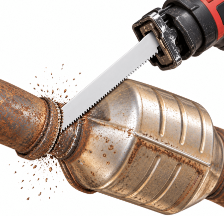 7.5″ CAT CUTTER Carbide – Catalytic Converter Removal